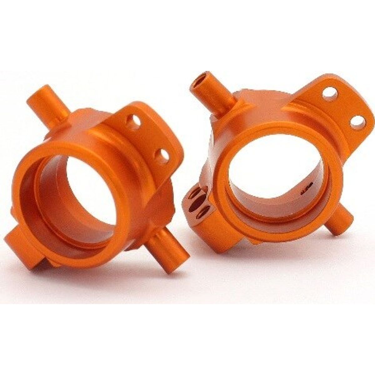 Hd Aluminum Front Hub Carrier (orange/2pcs) - Hp86994 - Hpi Racing