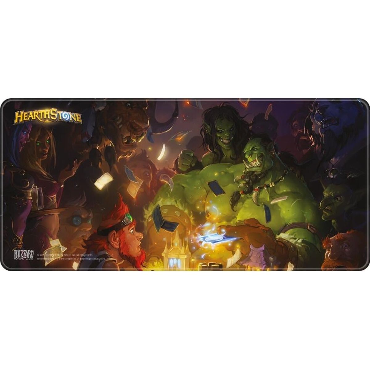 Hearthstone - Desk Mat - Skrivebordsmåtte - Heroes - 90x42 Cm