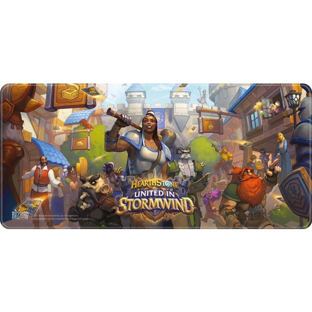 Hearthstone - Desk Mat - United In Stormwind - 90x42 Cm