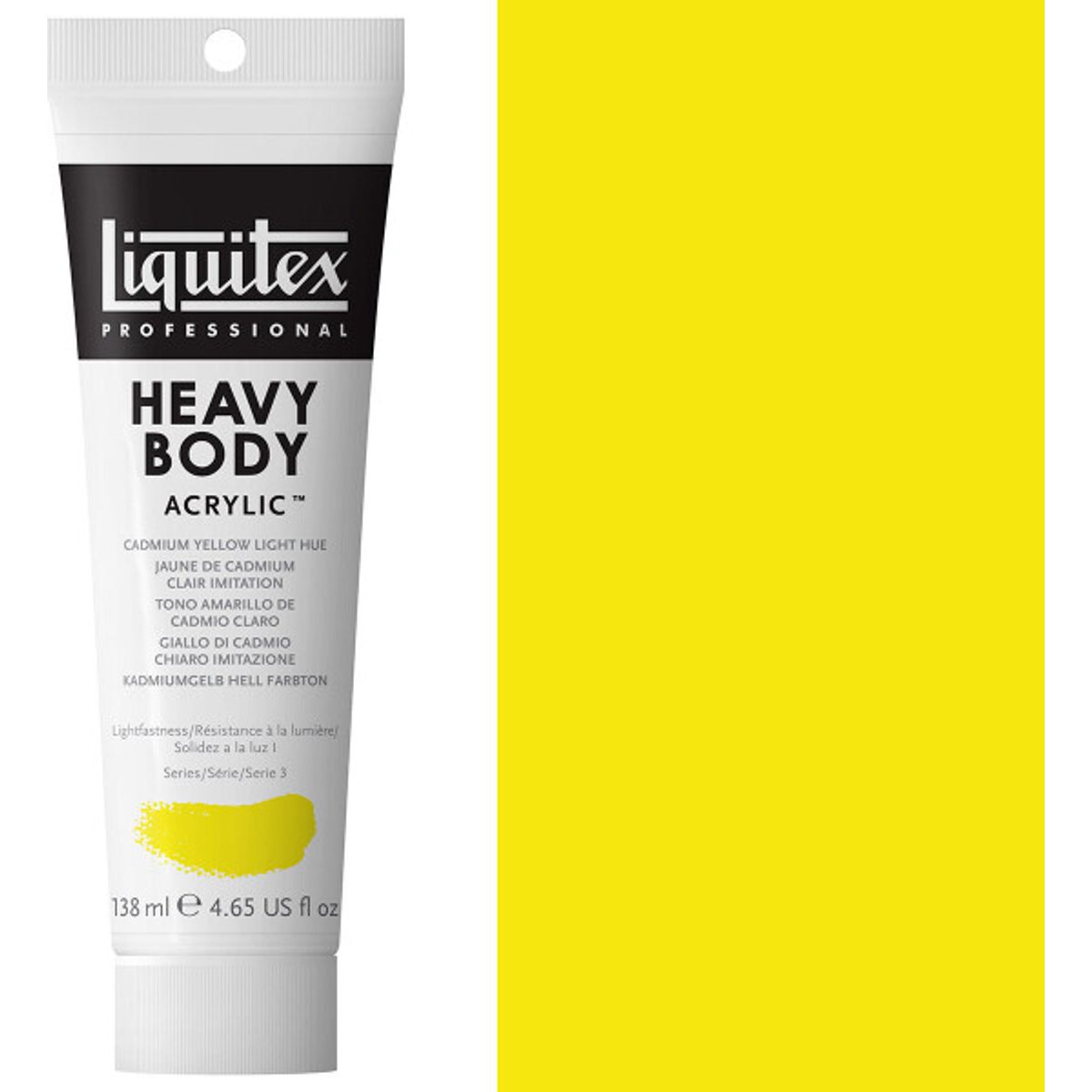 Liquitex - Akrylmaling - Heavy Body - Cadmium Yellow Light Hue 138 Ml