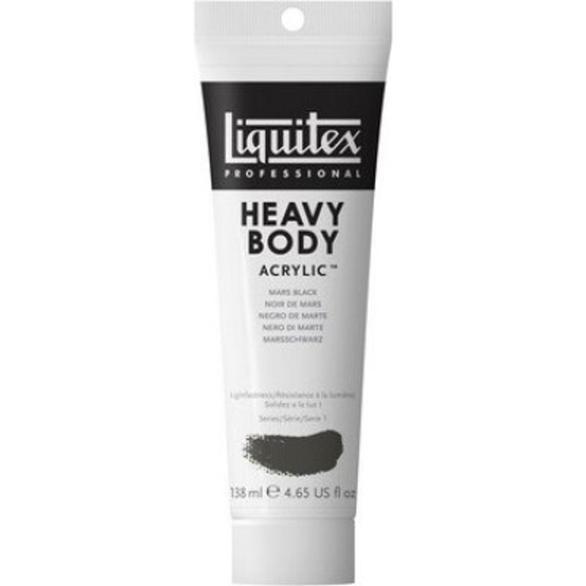 Liquitex - Heavy Body Akrylmaling - Ivory Black 138 Ml Ivory Black 244 - 1047244