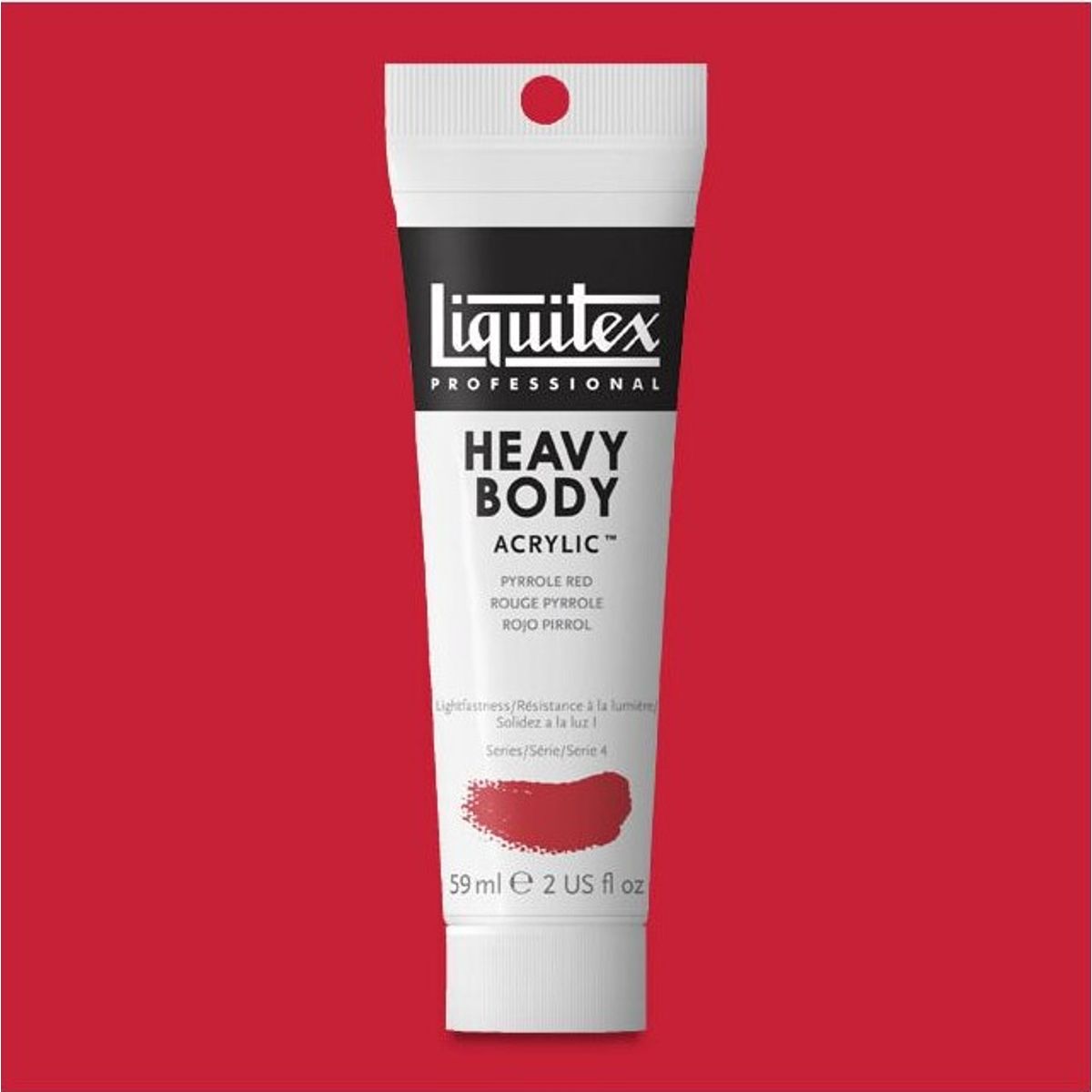 Liquitex - Akrylmaling - Heavy Body - Pyrrole Red 138 Ml