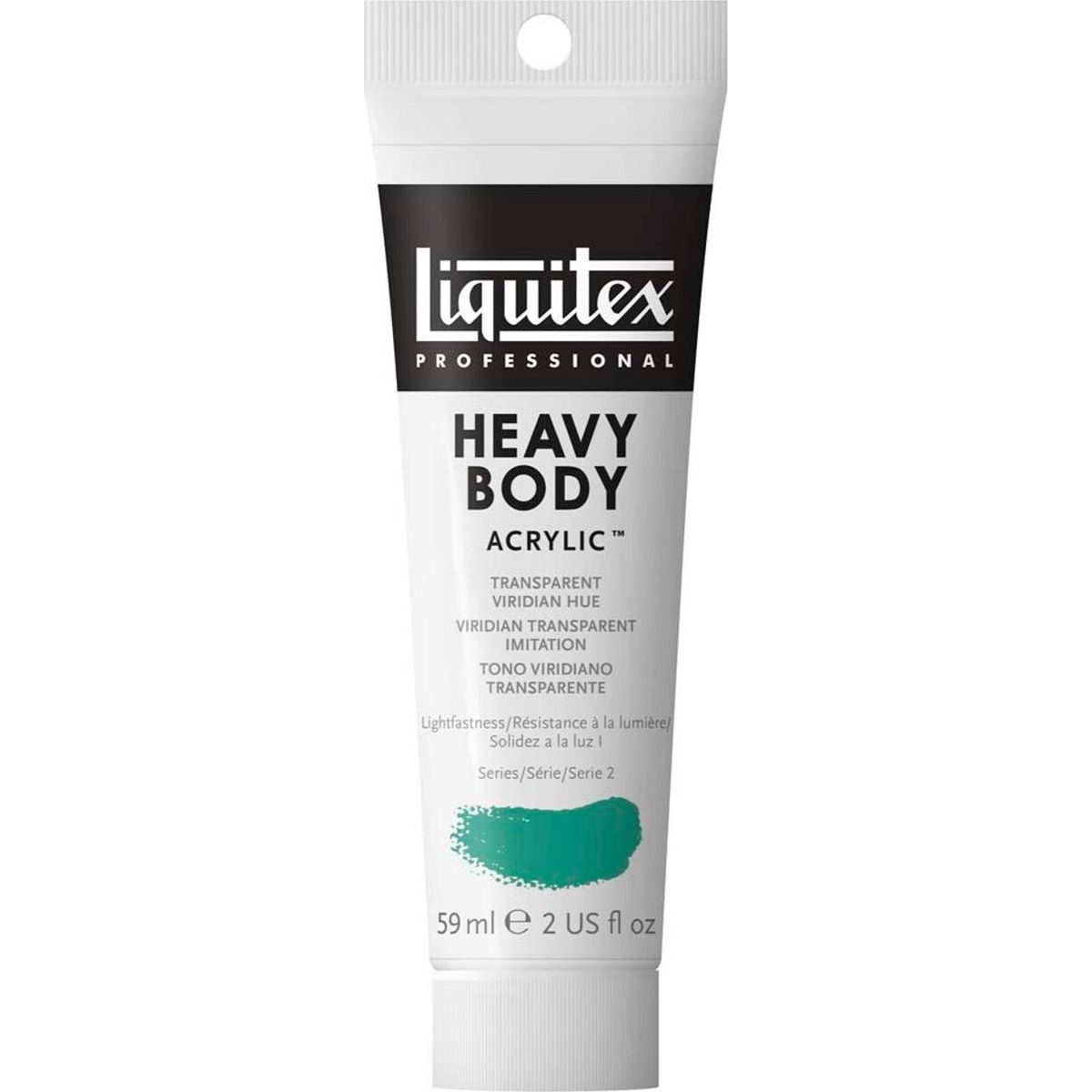 Liquitex - Heavy Body Akrylmaling - Transparent Viridian Hue 59 Ml