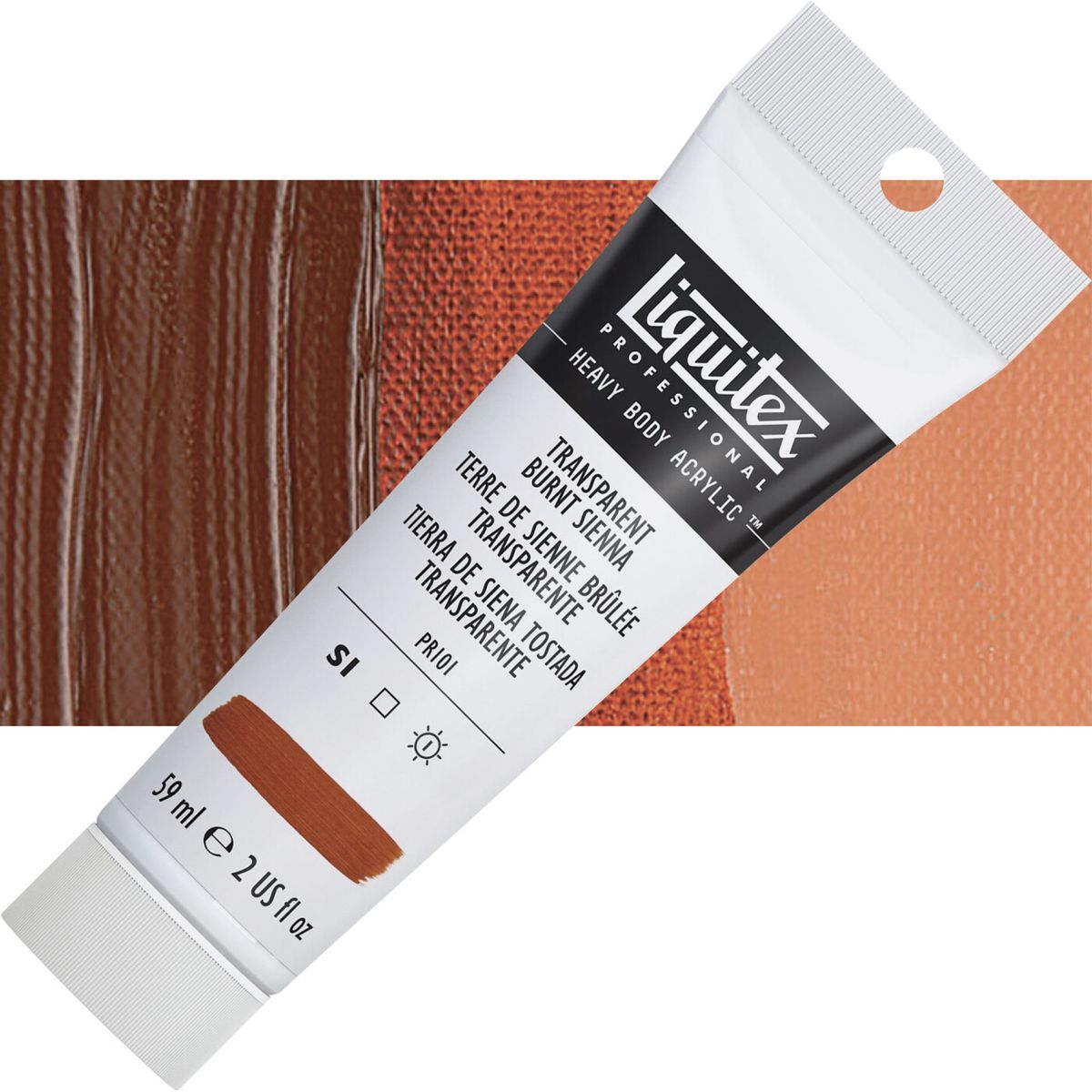 Liquitex - Heavy Body Akrylmaling - Transparent Burnt Sienna 59 Ml