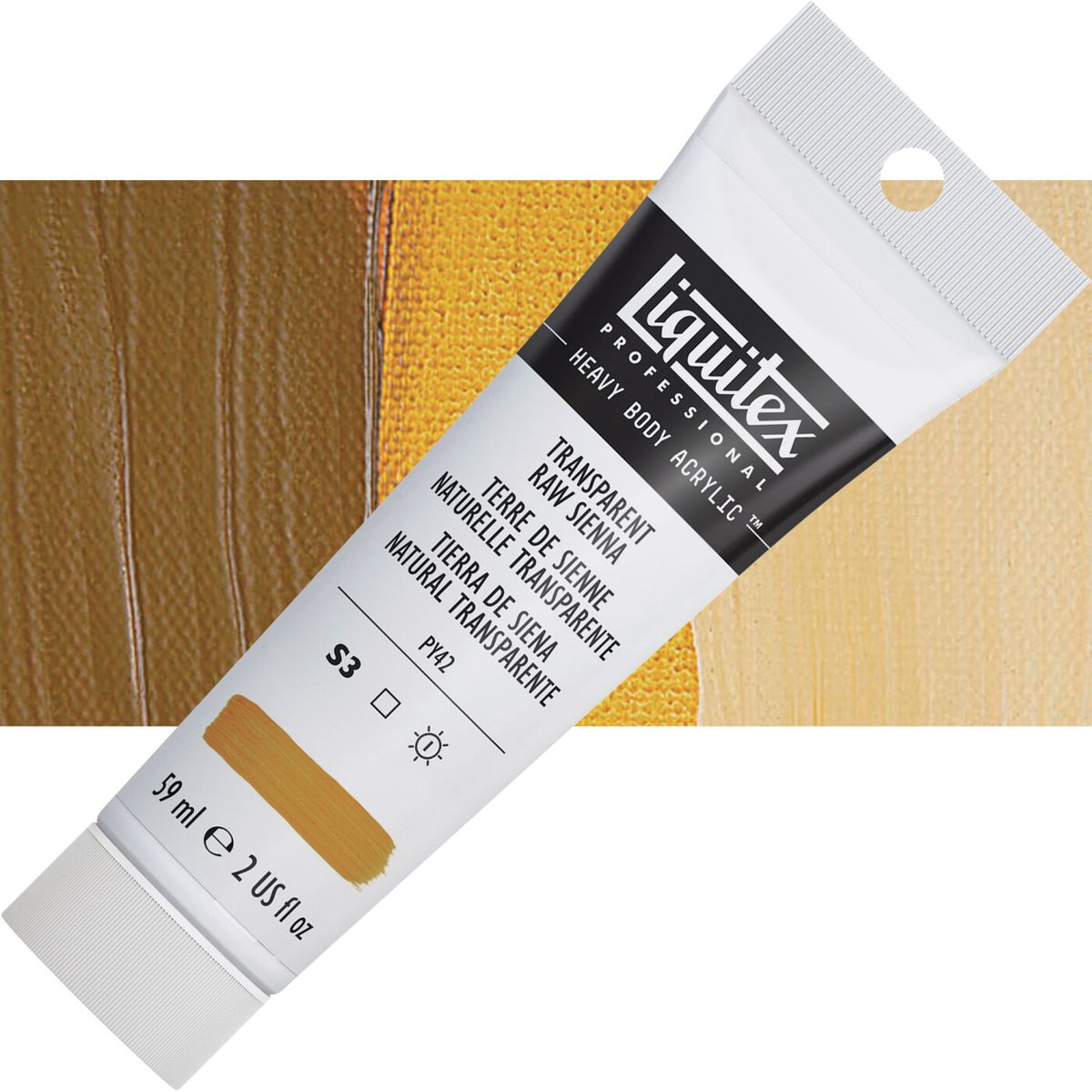 Liquitex - Heavy Body Akrylmaling - Transparent Raw Sienna 59 Ml