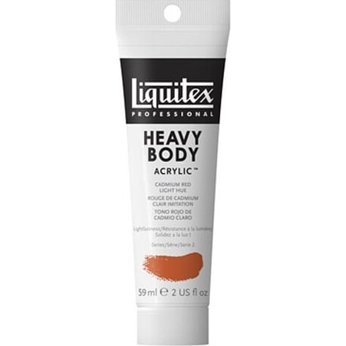 Liquitex - Akrylmaling - Heavy Body - Cadmium Red Light Hue 59 Ml