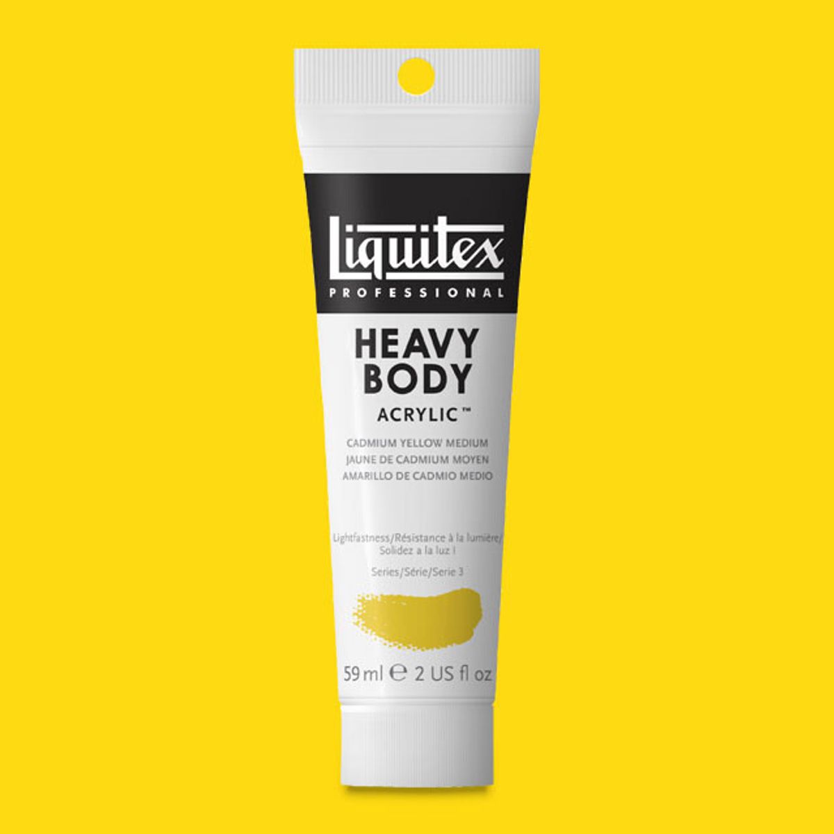 Liquitex - Akrylmaling - Heavy Body - Cadmium Yellow Medium 59 Ml