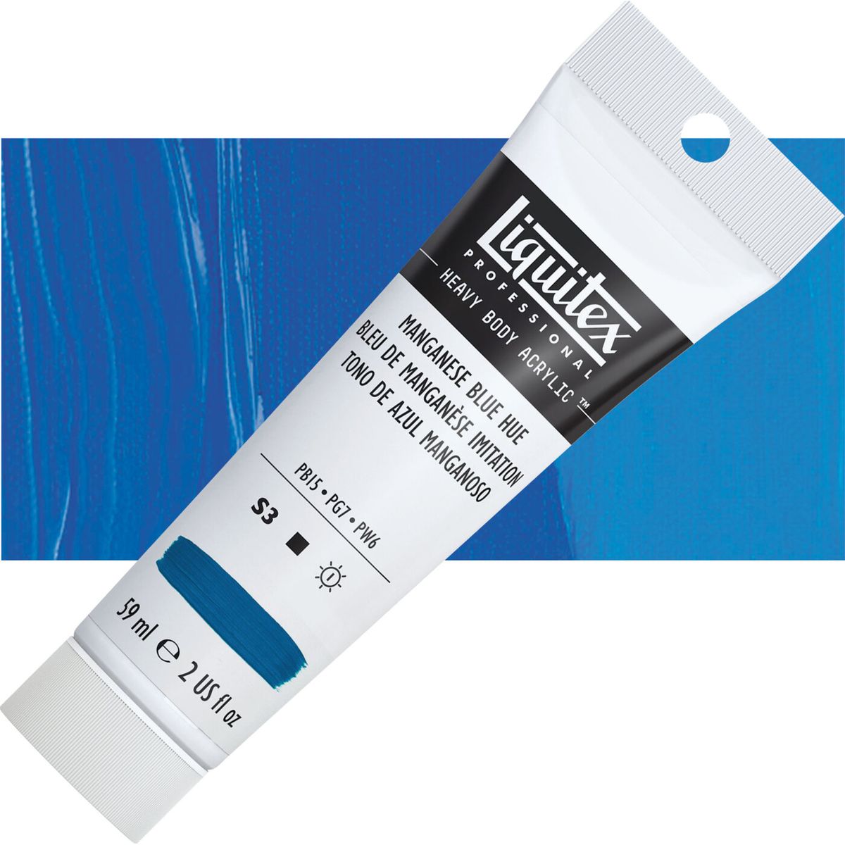 Liquitex - Akrylmaling - Heavy Body - Manganese Blue Hue 59 Ml