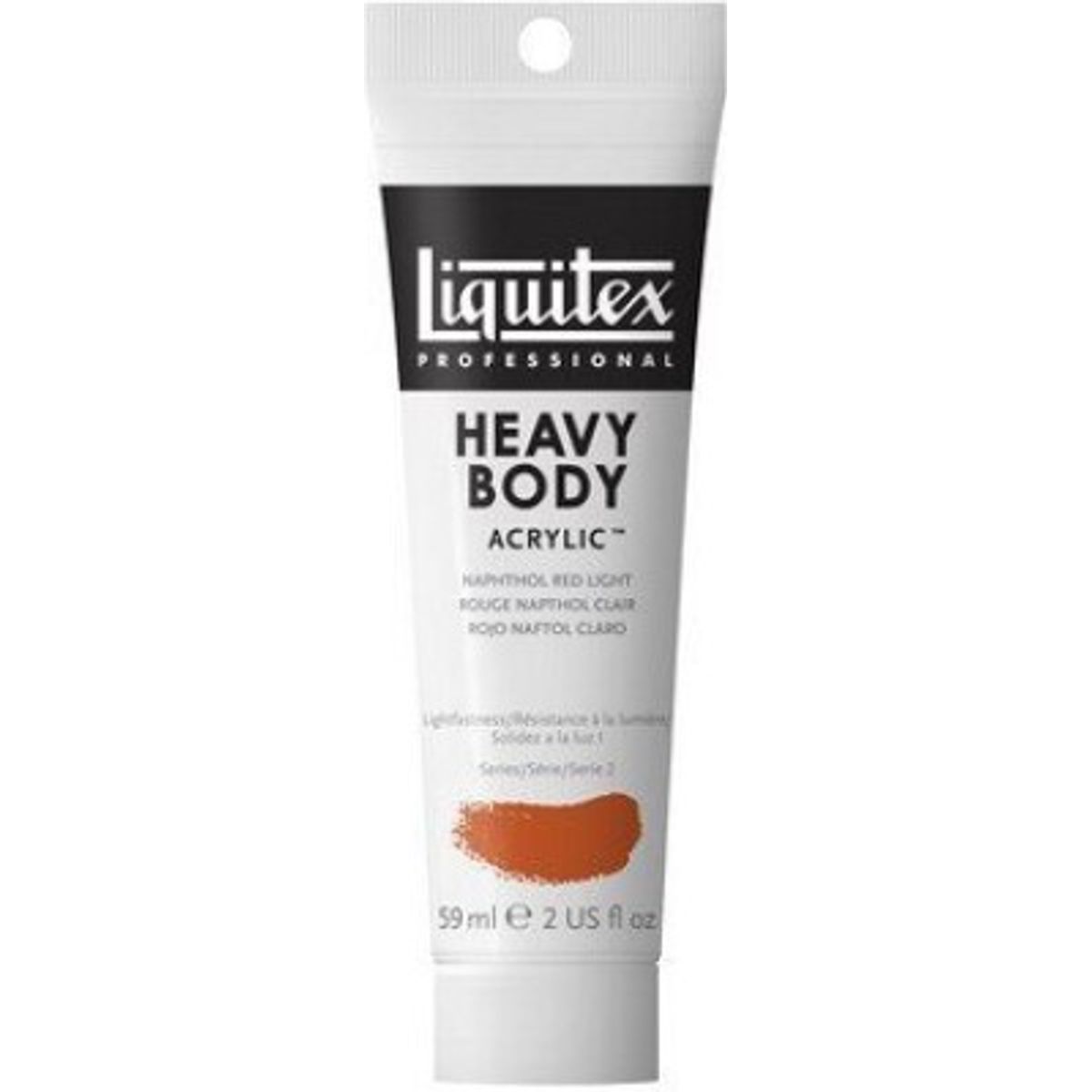 Liquitex - Akrylmaling - Heavy Body - Naphtol Red Light 59 Ml