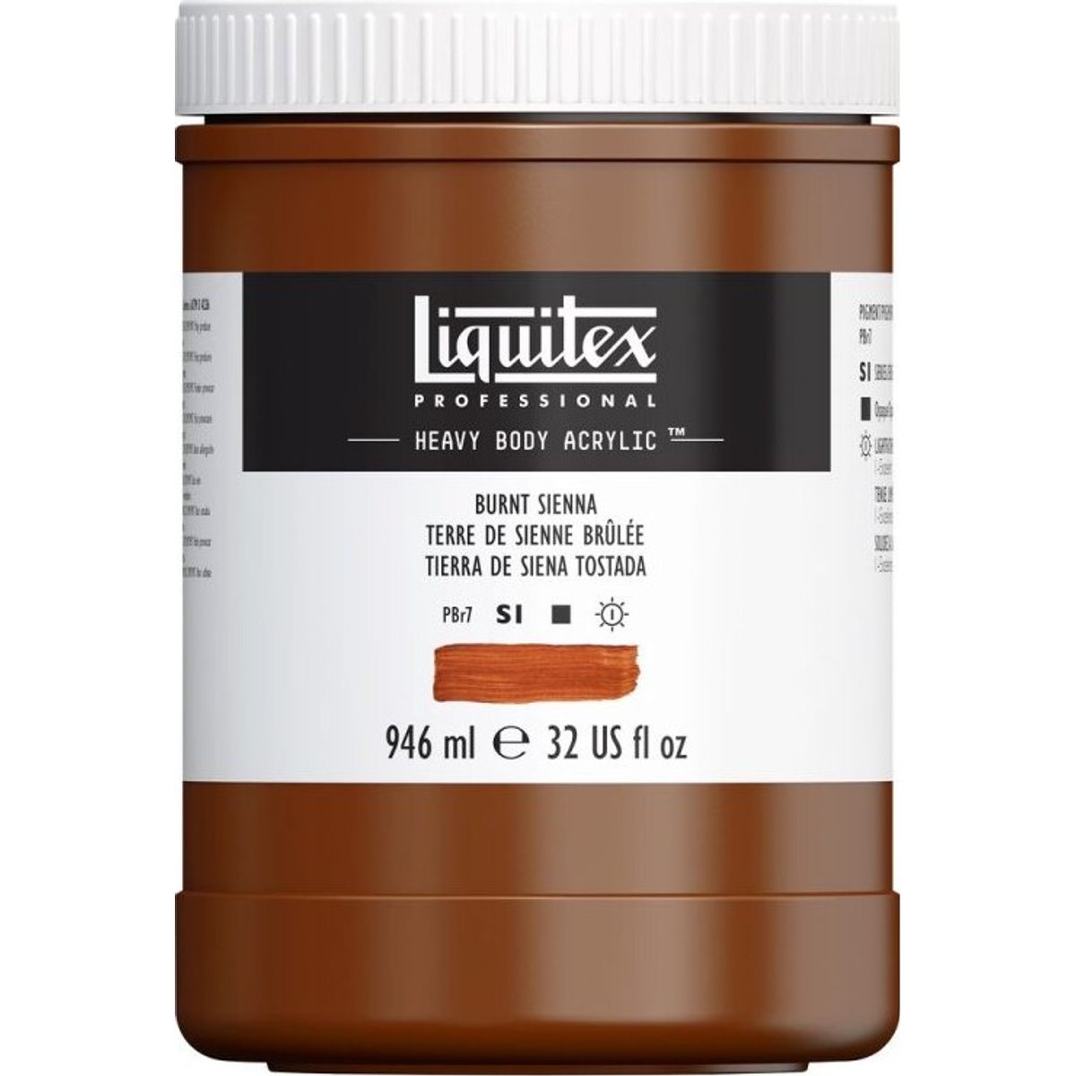 Liquitex - Akrylmaling - Heavy Body - Burnt Sienna 946 Ml