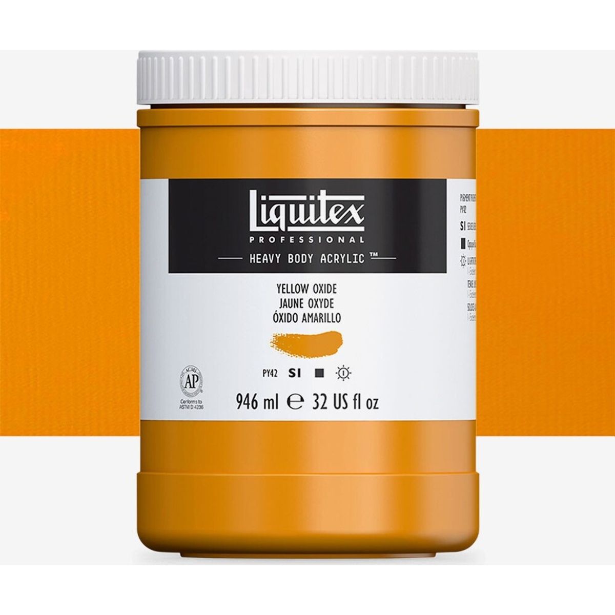 Liquitex - Akrylmaling - Heavy Body - Yellow Oxide 946 Ml