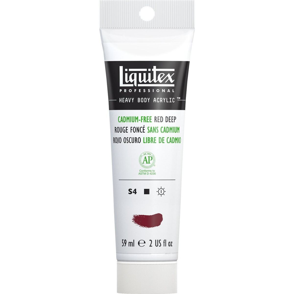 Liquitex - Akrylmaling - Heavy Body - Cadmium Free Red Deep 59 Ml