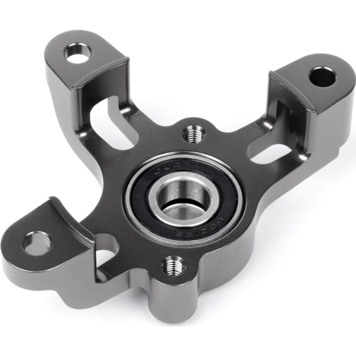 Heavy Duty Aluminum Pinion/clutch Mount (gunmetal) - Hp86715 - Hpi Racing