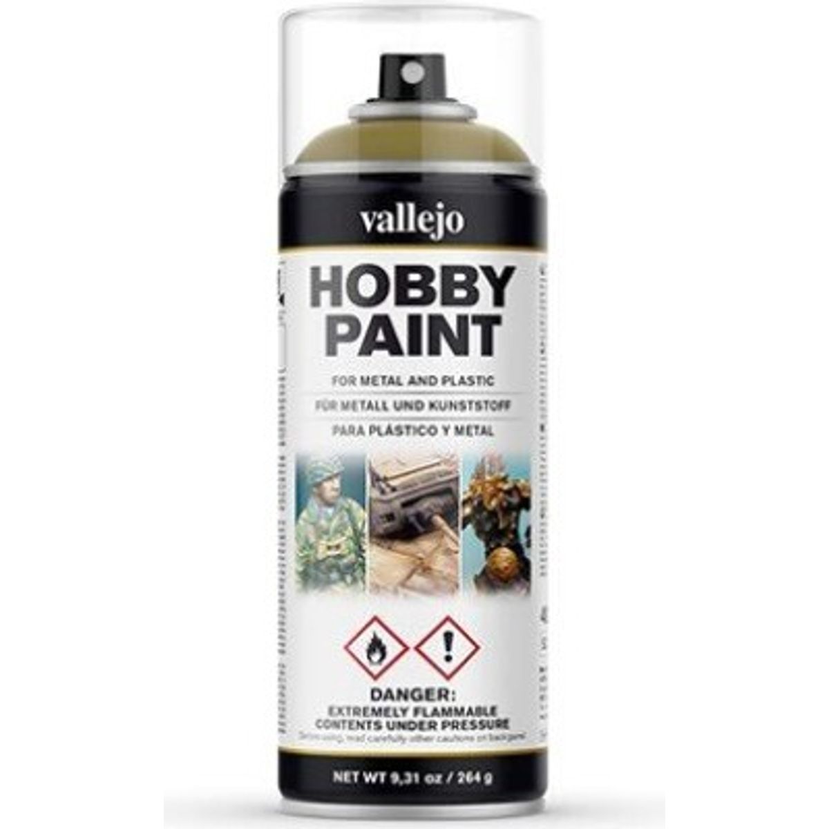 Vallejo - Hobby Paint Spraymaling - Afv Panzer Yellow 400 Ml