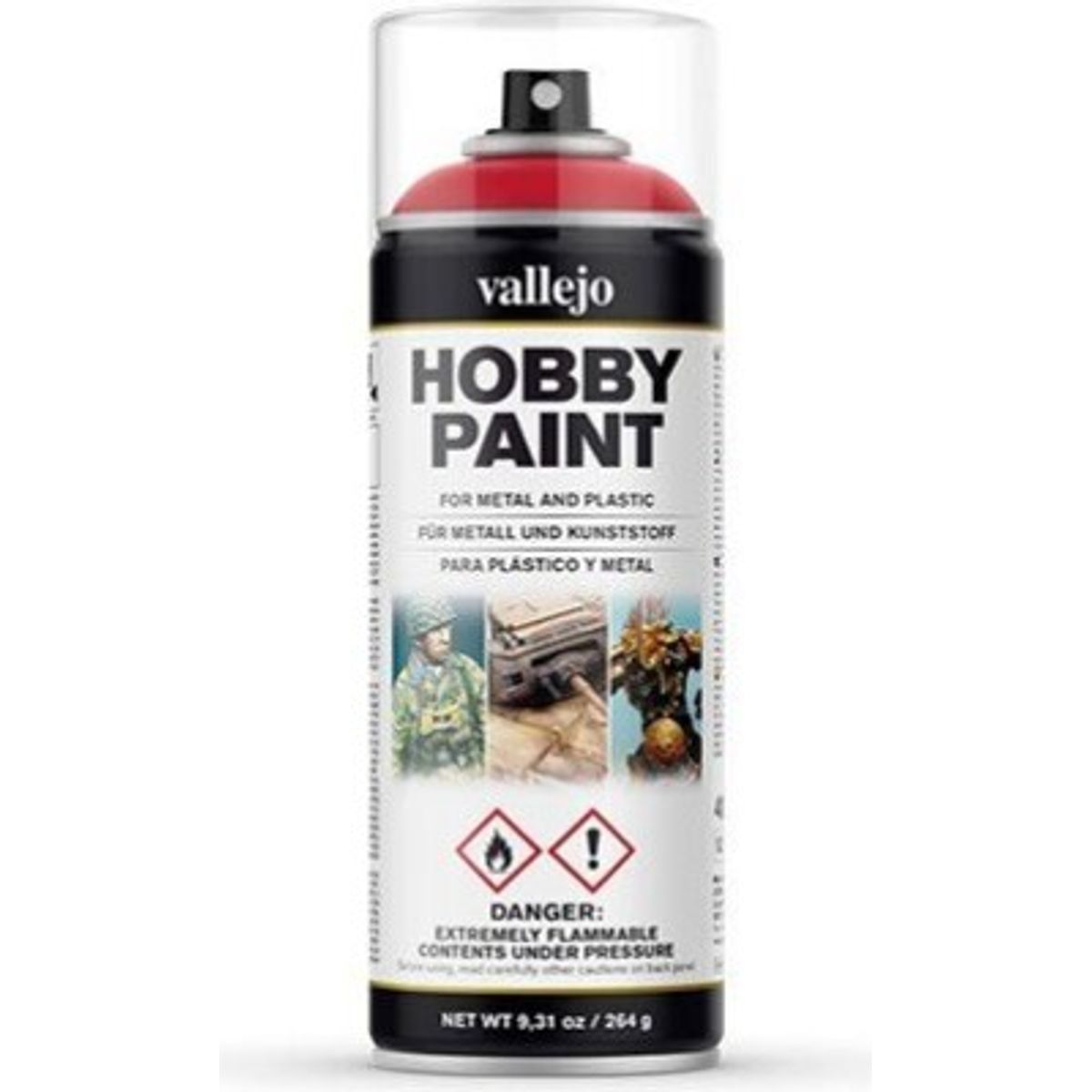 Vallejo - Hobby Paint Spraymaling - Fantasy Bloody Red 400 Ml