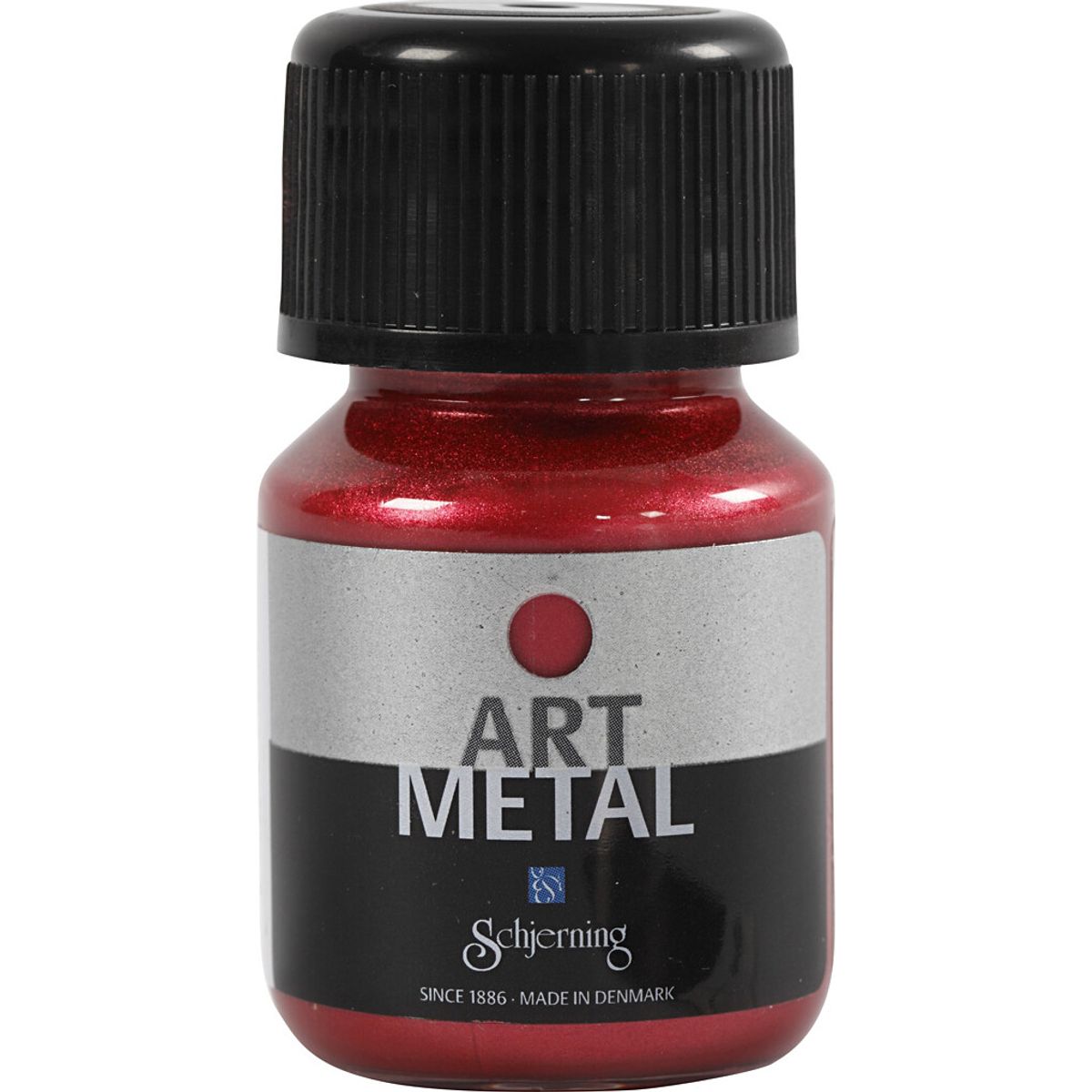 Hobbymaling Metallic - Lavarød - 30 Ml