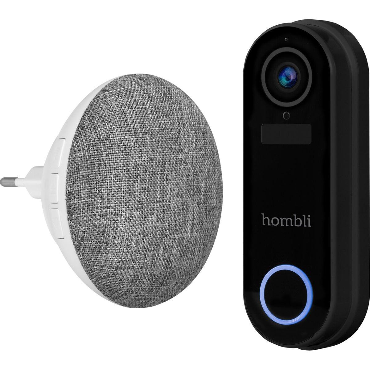 Hombli - Smart Doorbell 2 Sæt - Doorbell 2 + Chime 2