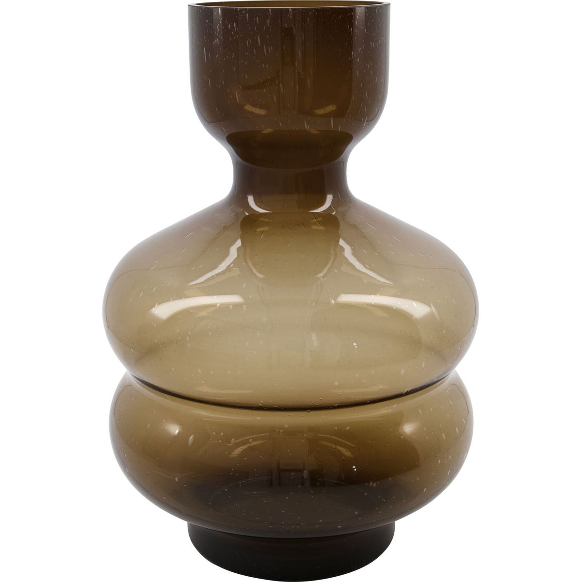 House Doctor - Vase - Organi - Glas - Amber - 35 Cm