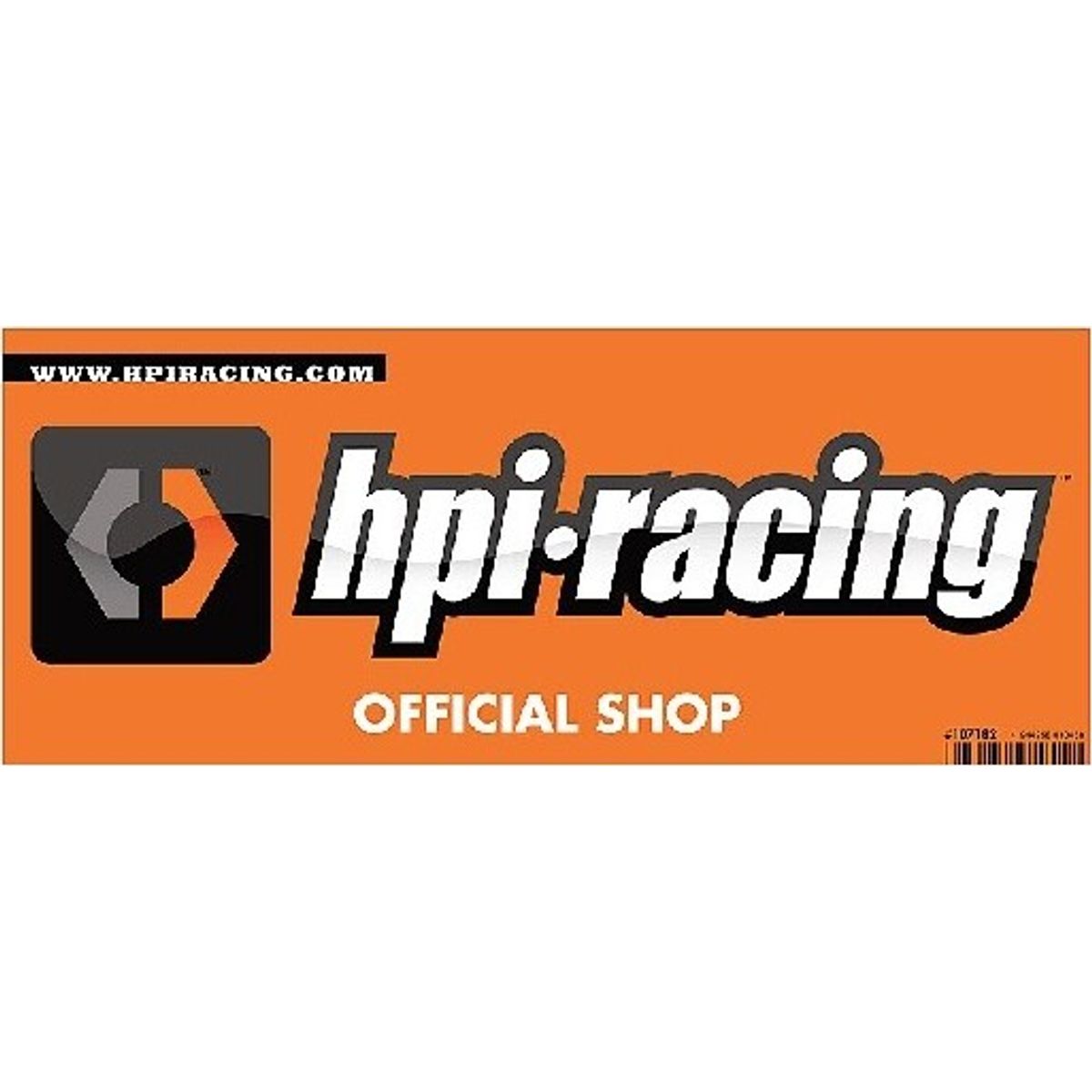 Hpi Logo Small Window Sticker - Double Sided - Hp107182 - Hpi Racing