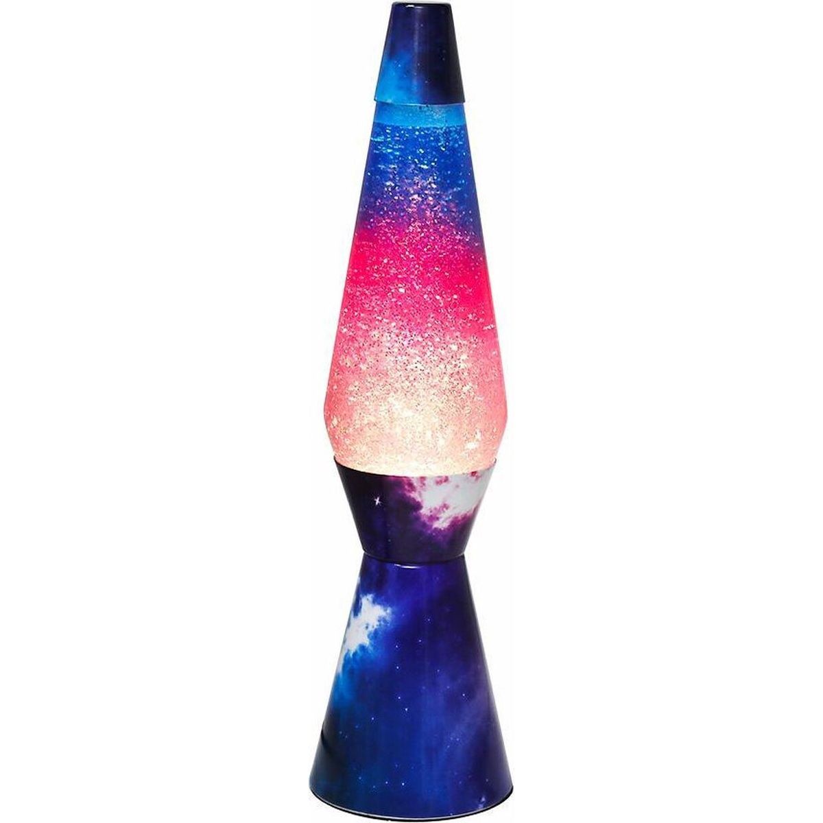 Itotal - Lava Lampe - 40 Cm - Galakse Glitter