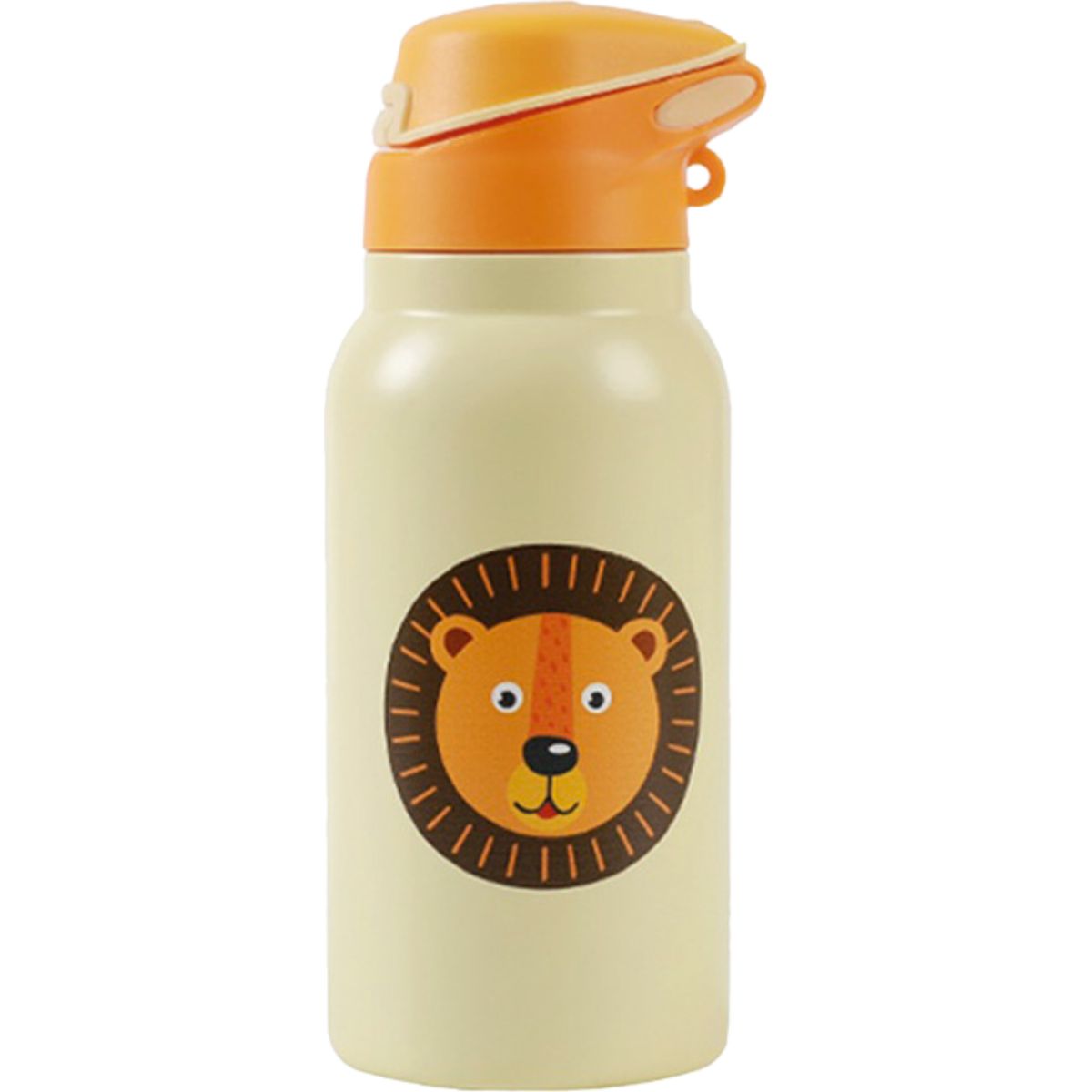 I-drink - Termoflaske - 350 Ml - Animals Kids Med Foldbar Hætte