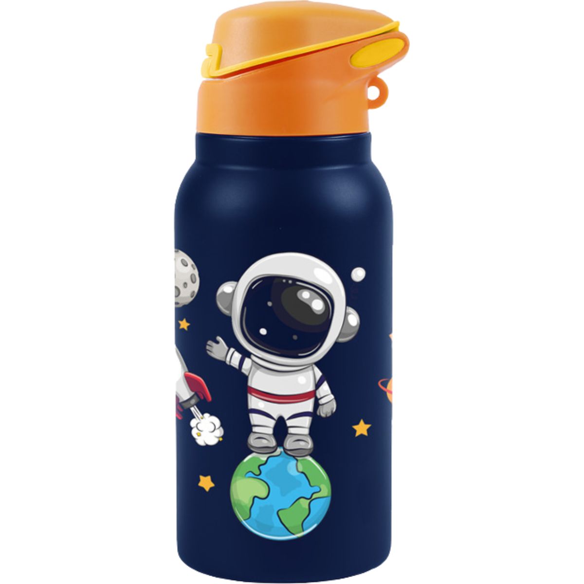 I-drink - Termoflaske - 350 Ml - Astronaut Med Foldbar Hætte