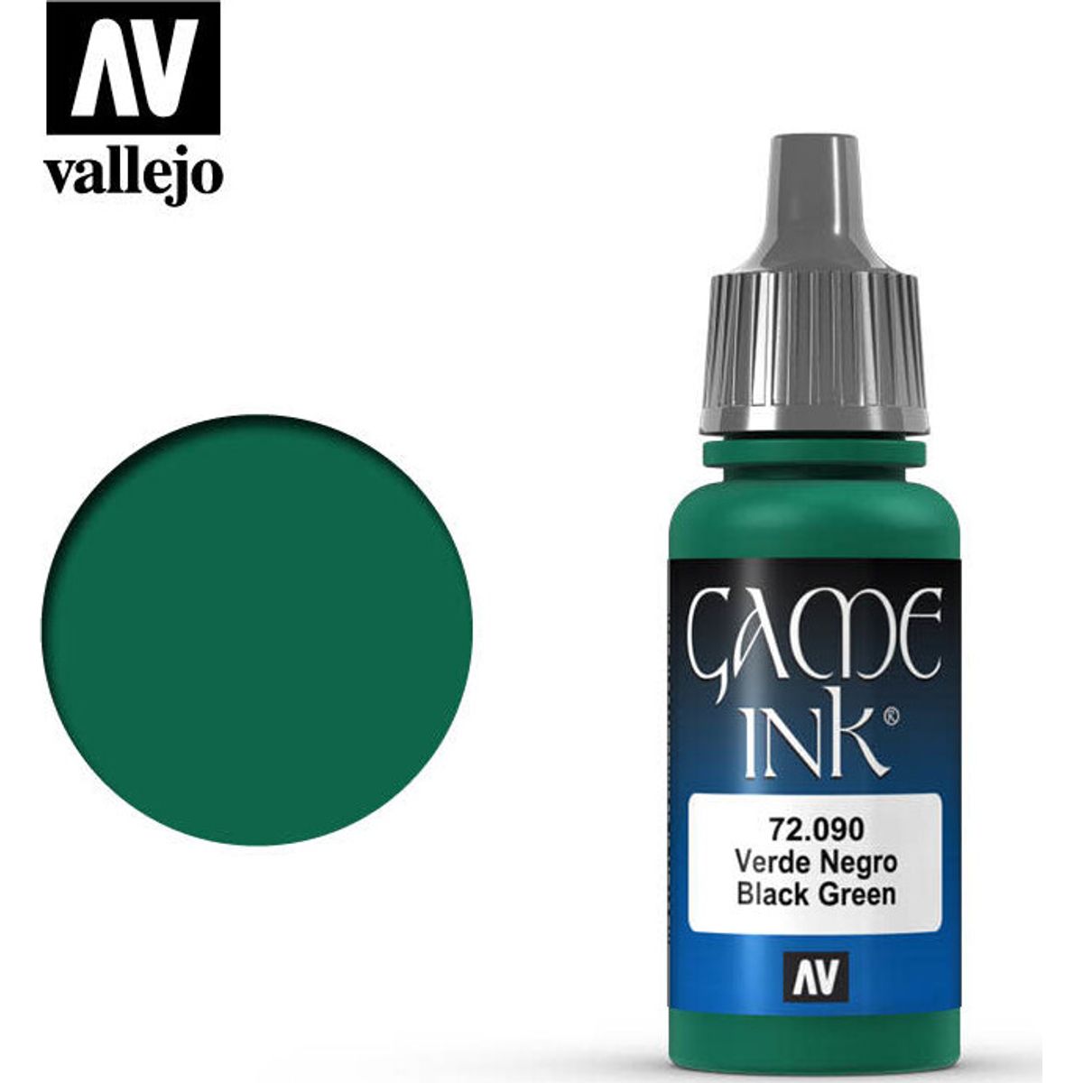 Vallejo - Game Color Ink - Black Green - 17-18 Ml - 72090