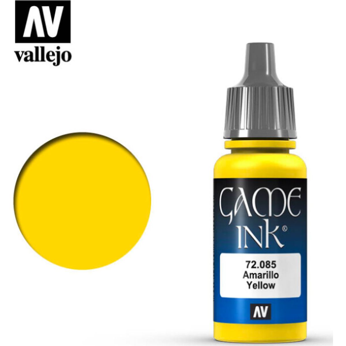 Vallejo - Game Color Ink - Yellow - 17-18 Ml - 72085