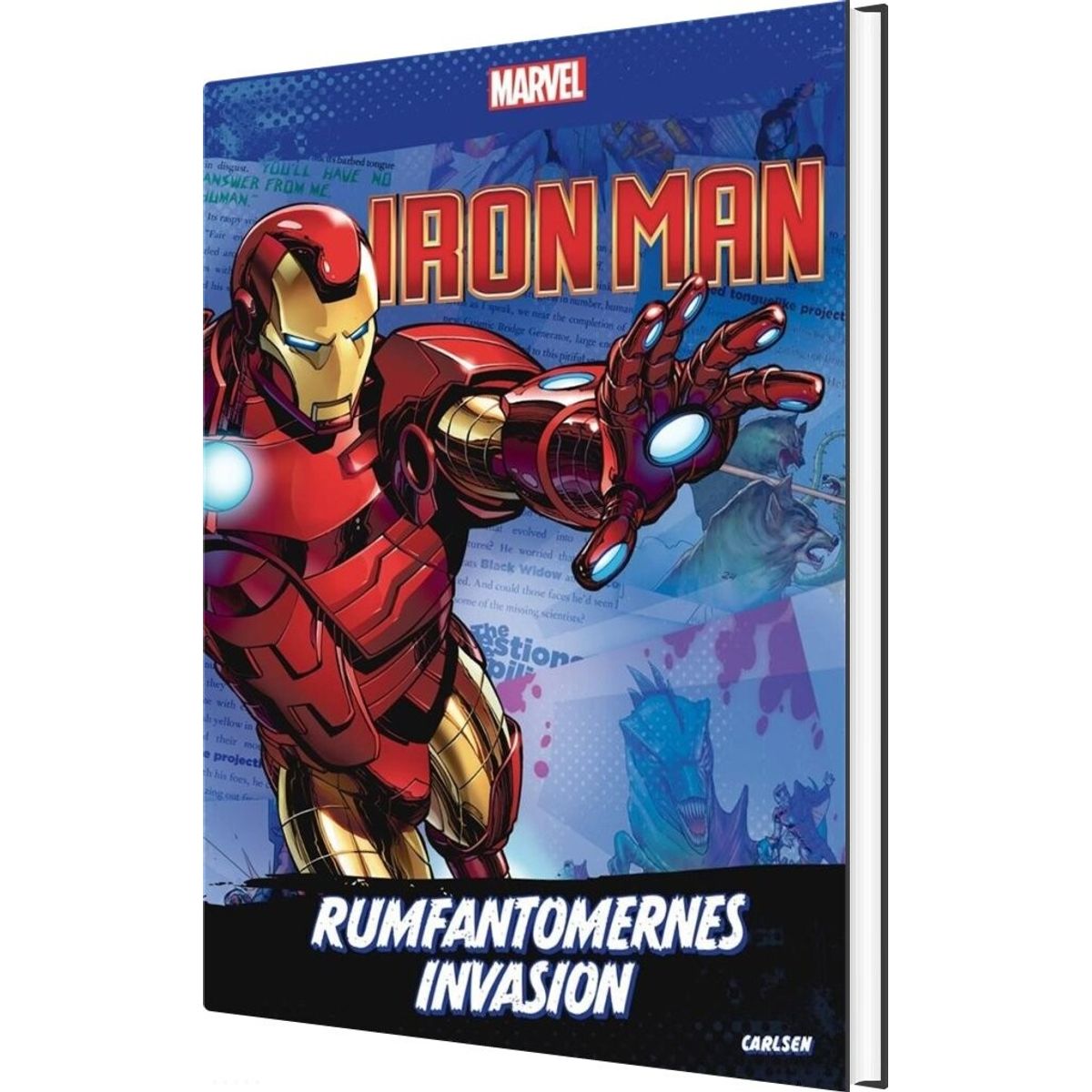 Iron Man - Rumfantomernes Invasion - Märvel - Bog