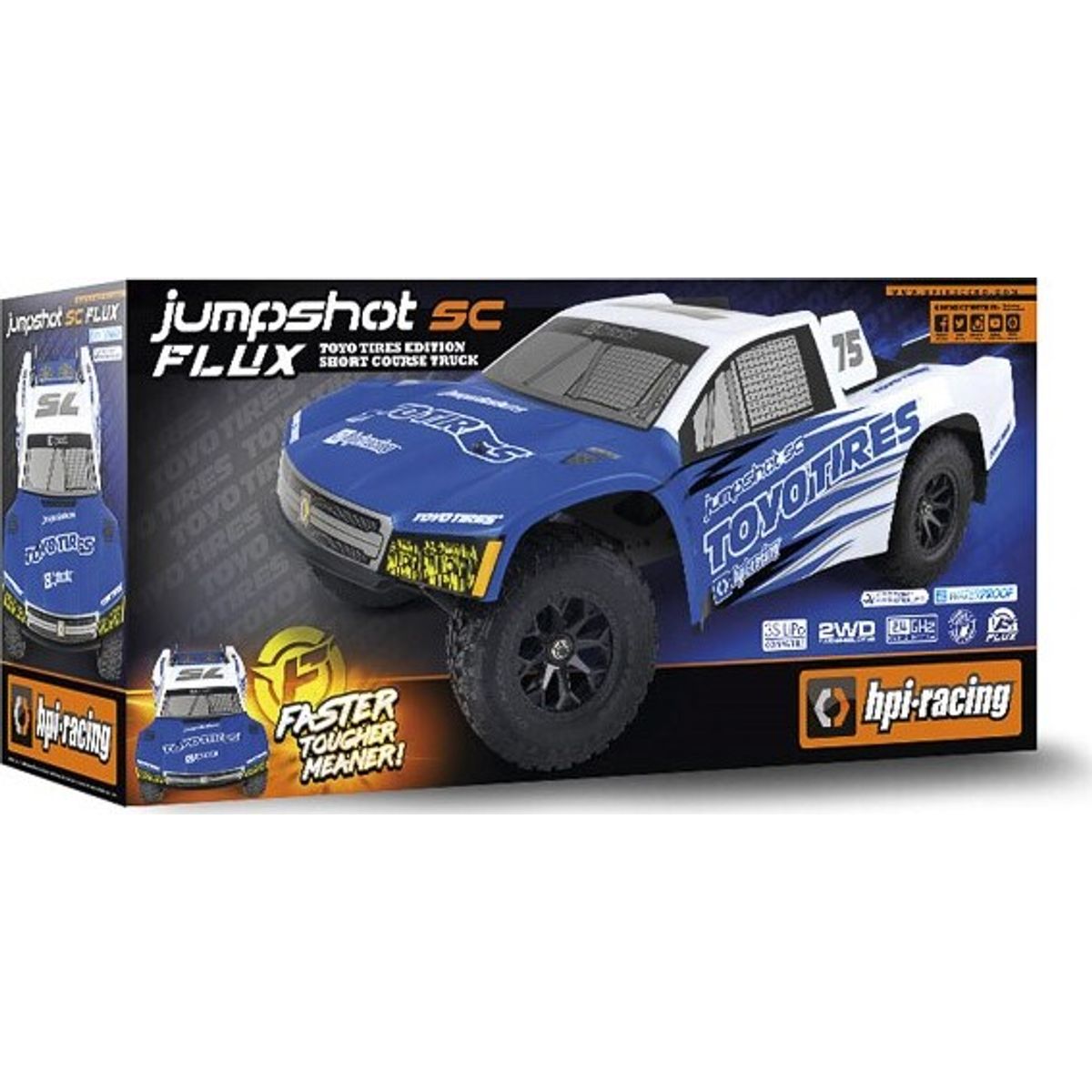 Hpi Racing - Jumpshot Sc Flux Toyo Tires Fjernstyret Bil - Hp160268