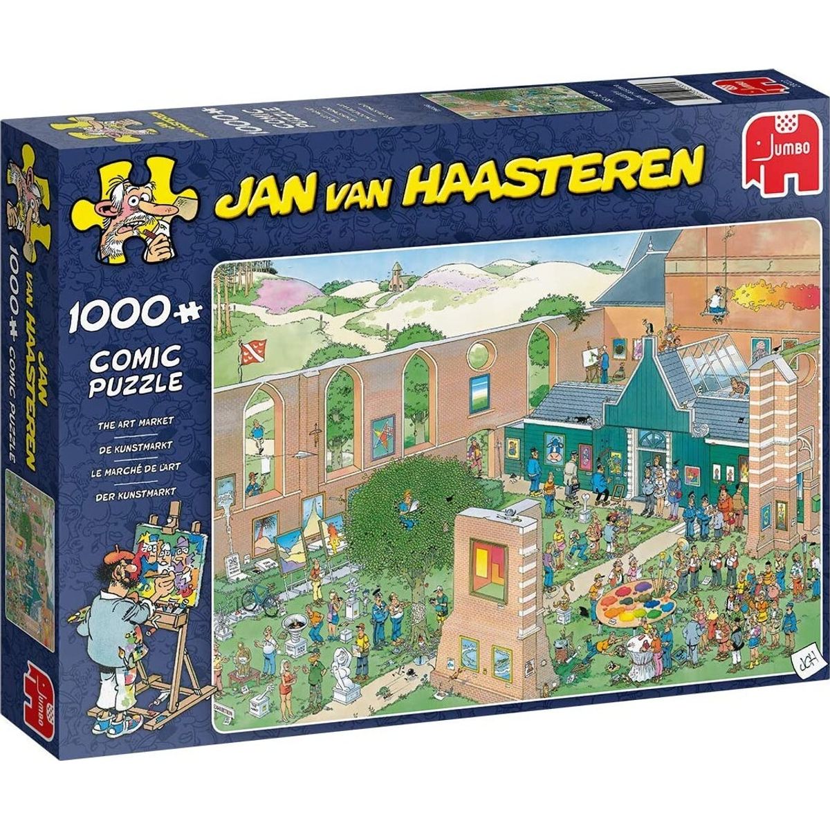 Jan Van Haasteren Puslespil - 1000 Brikker - Kunstmarked - Puslespil 1000 Brikker (20022)