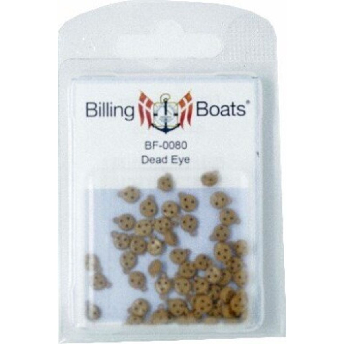 Billing Boats Fittings - Jomfru / Deadeye - 5 Mm - 50 Stk