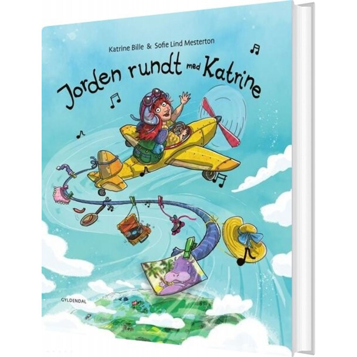 Jorden Rundt Med Katrine - Katrine Bille - Bog