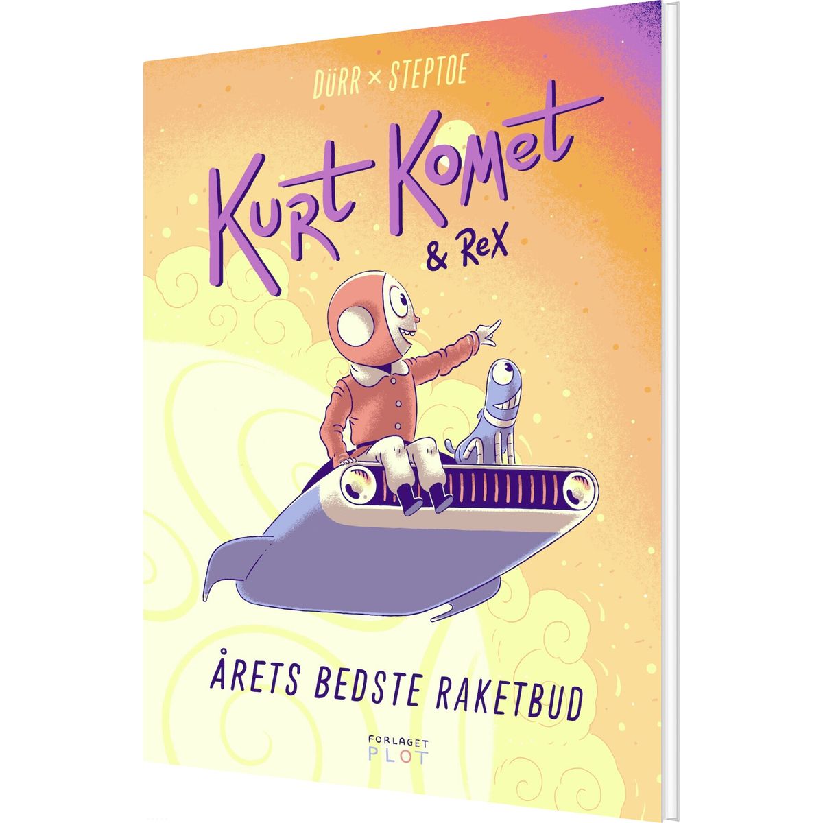 Kurt Komet Og Rex - årets Bedste Raketbud - Morten Dürr - Bog