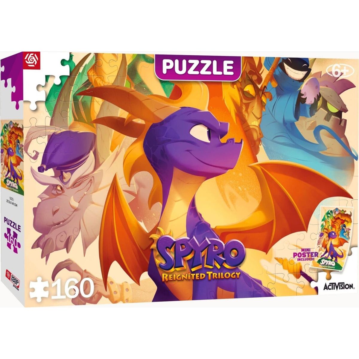 Spyro Reignited Trilogy Puslespil - Good Loot Puzzle - 160 Brikker