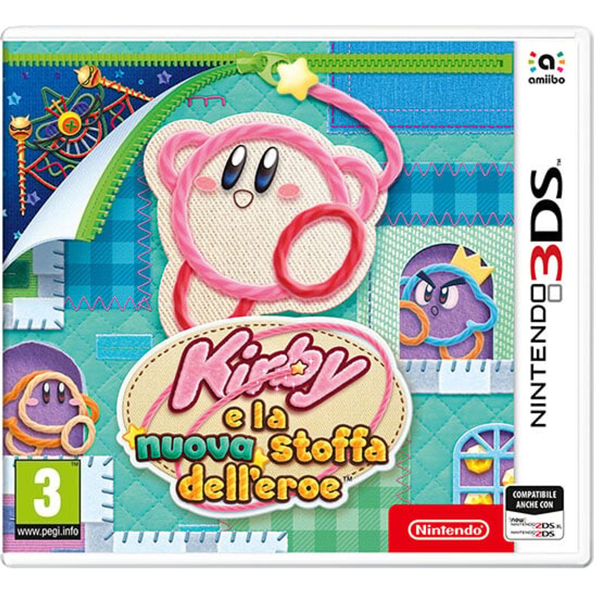 Kirby And The New Cloth Of The Nintendo 3ds Hero (ita/multi In Game) - Nintendo 3DS