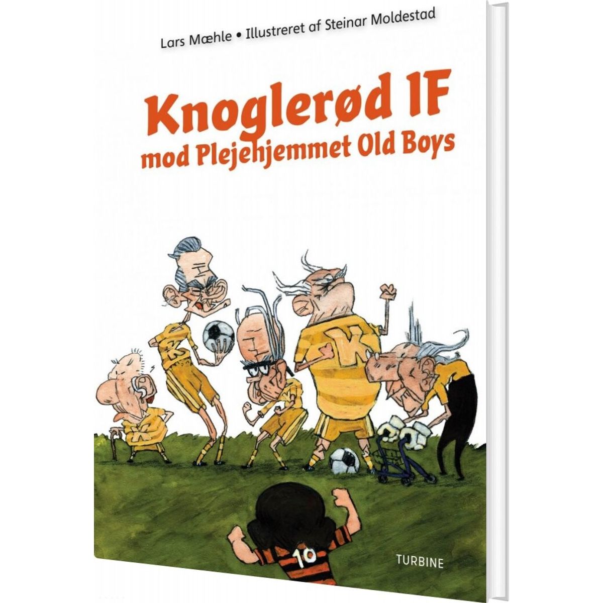 Knoglerød If Mod Plejehjemmet Old Boys - Lars Mæhle - Bog