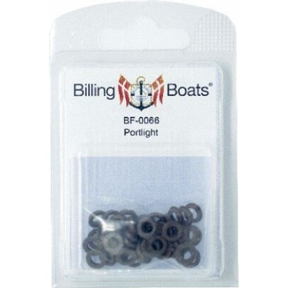 Billing Boats Fittings - Koøje - 6 Mm - 50 Stk - Sort