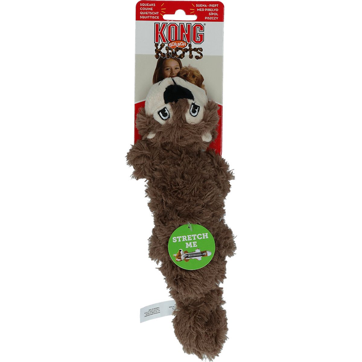 Kong - Scrunch Knots Egern Bamse Til Hund - 26 Cm