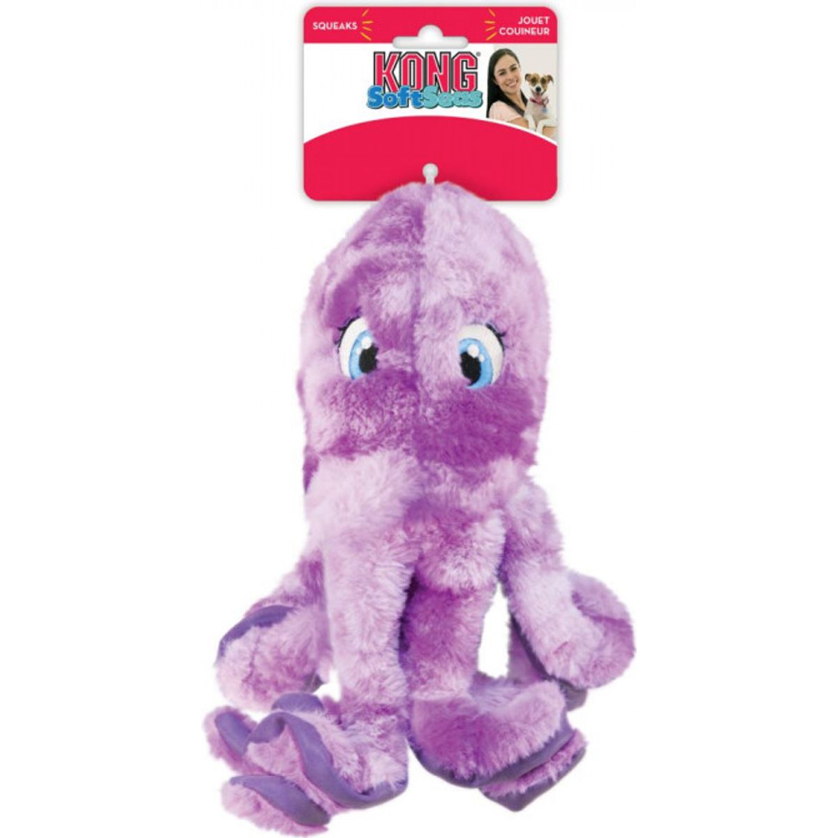 Kong - Hundelegetøj - Bamse - Softseas Octopus - Large