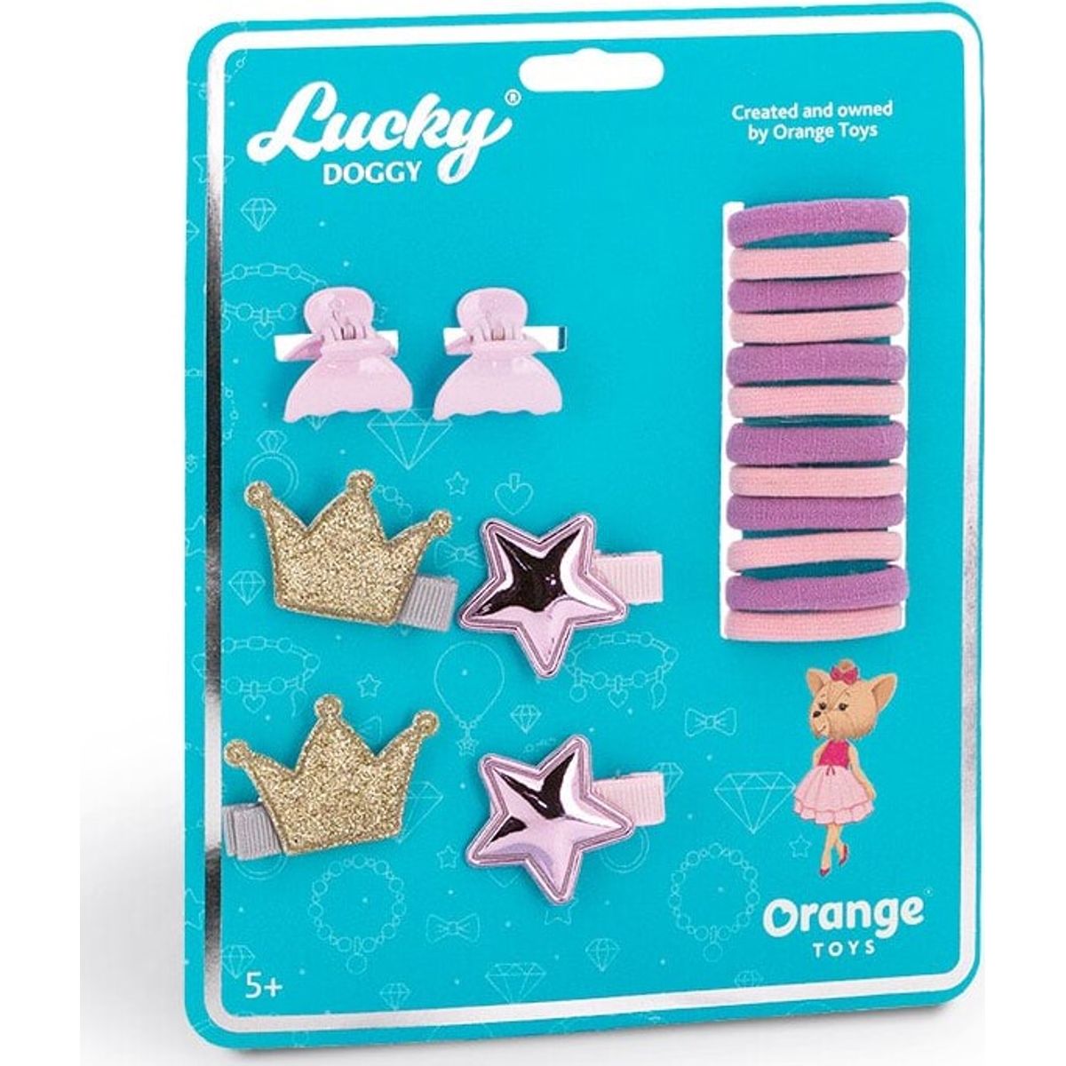 Lucky Doggy - Stars And Crown Hair Accessories - (ot-lda5010)