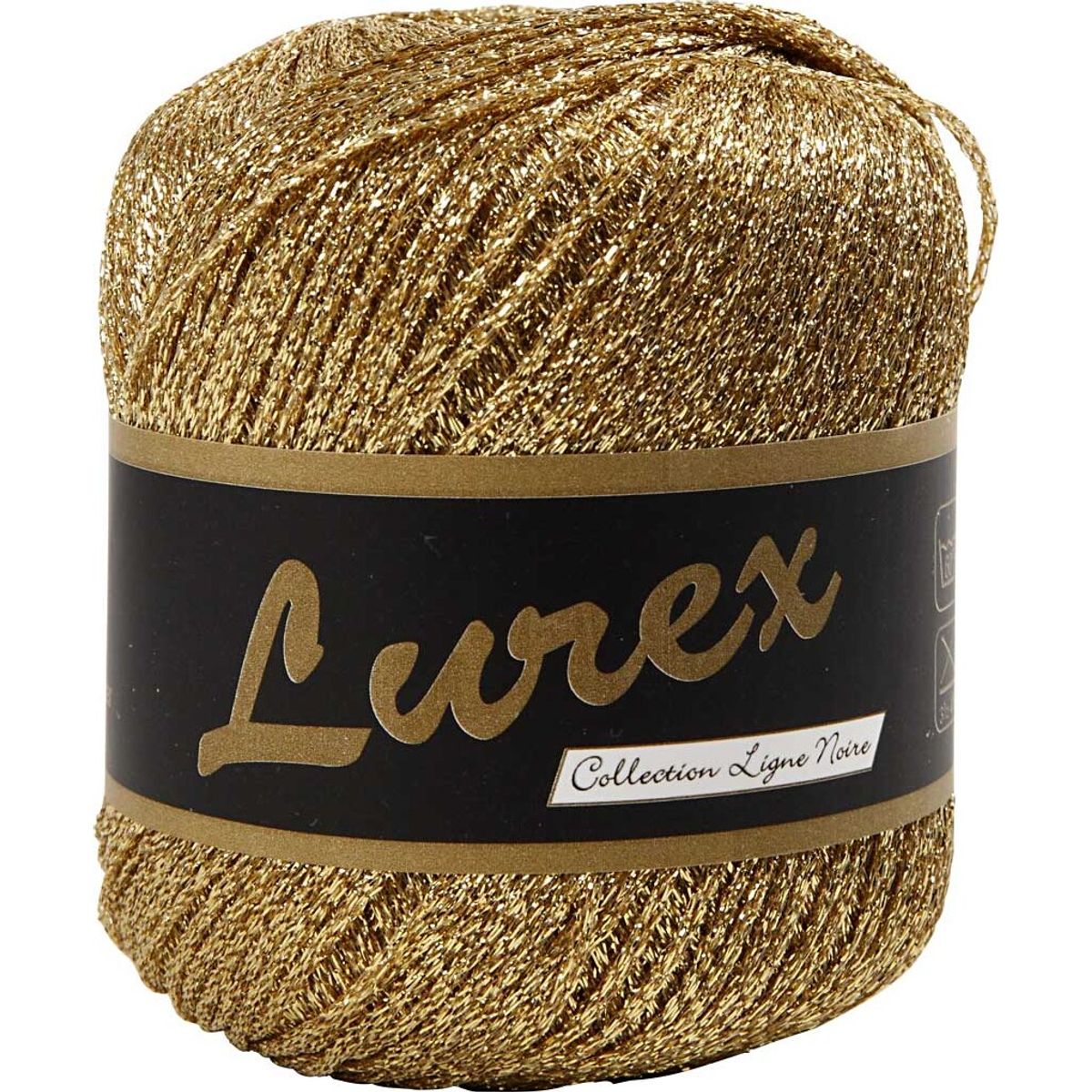 Lurex Garn - L 160 M - Guld - 25 G