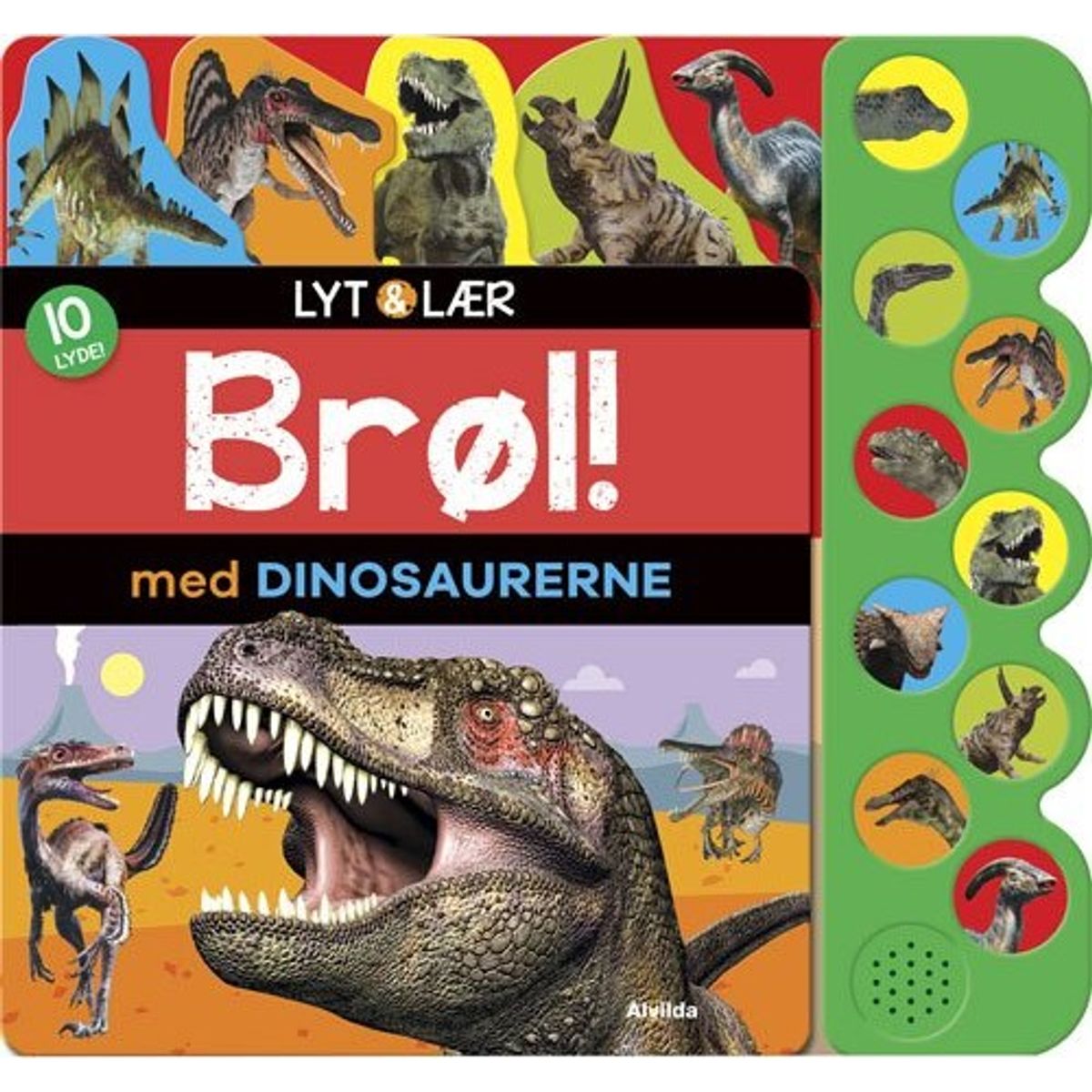 Lyt Og Lær - Brøl Med Dinosaurerne - Bog