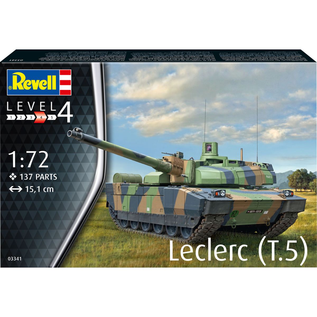 Revell - Leclerc T.5 Tank Byggesæt - 1:72 - Level 4 - 03341