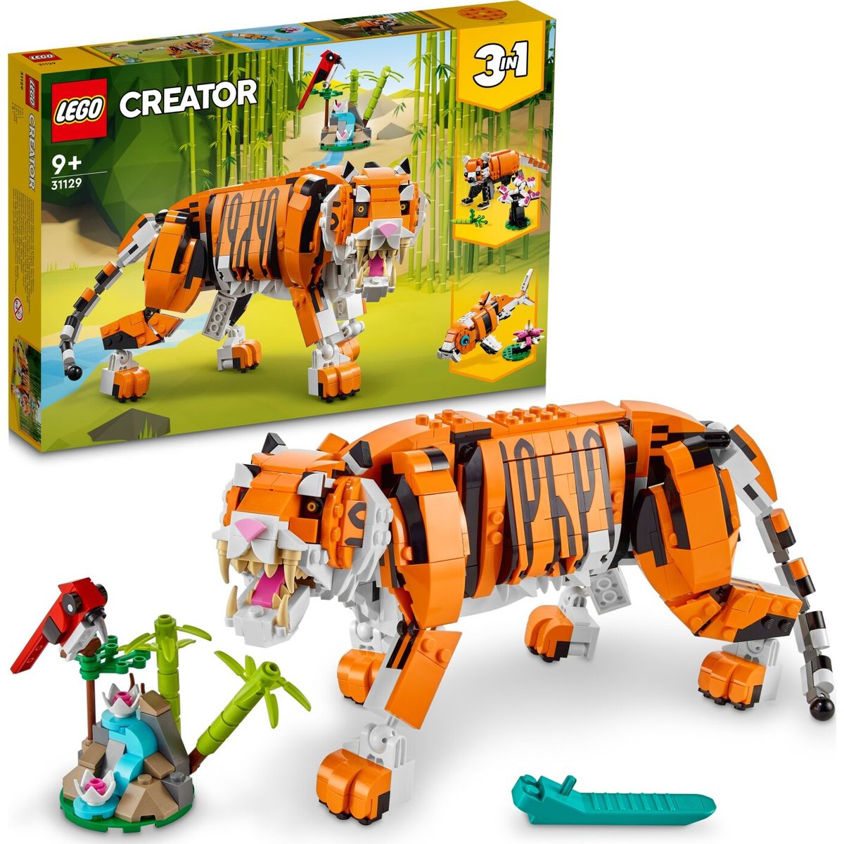 Lego Creator 3 In 1 - Majestætisk Tiger - 31129