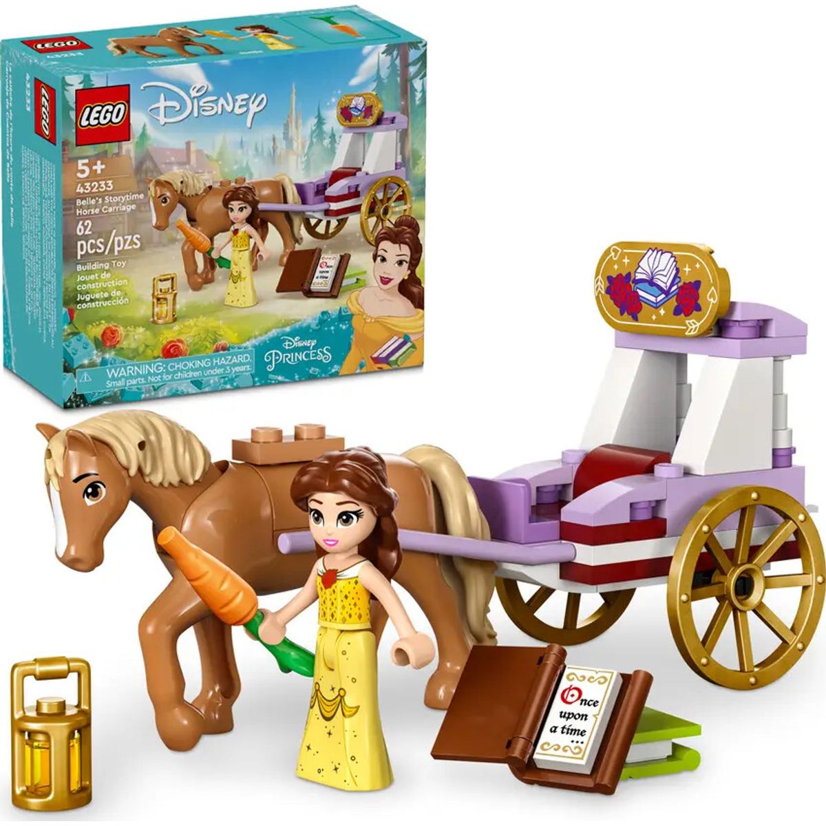 Lego Disney Princess - Belles Eventyr Hestevogn - 43233