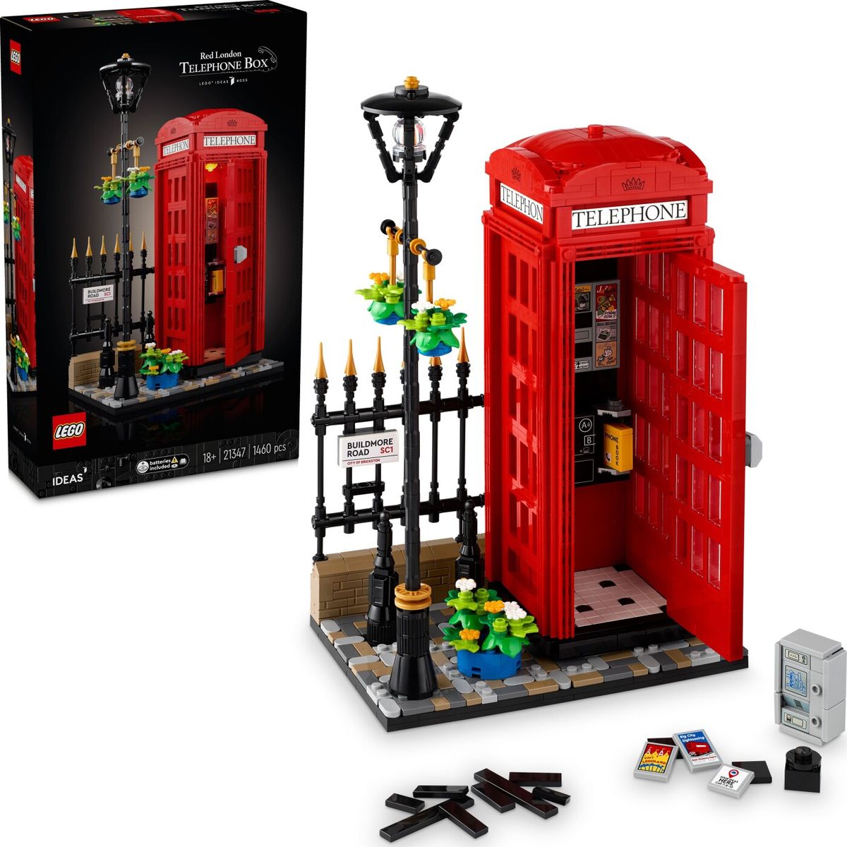 Lego Ideas - Rød London Telefonboks - 21347