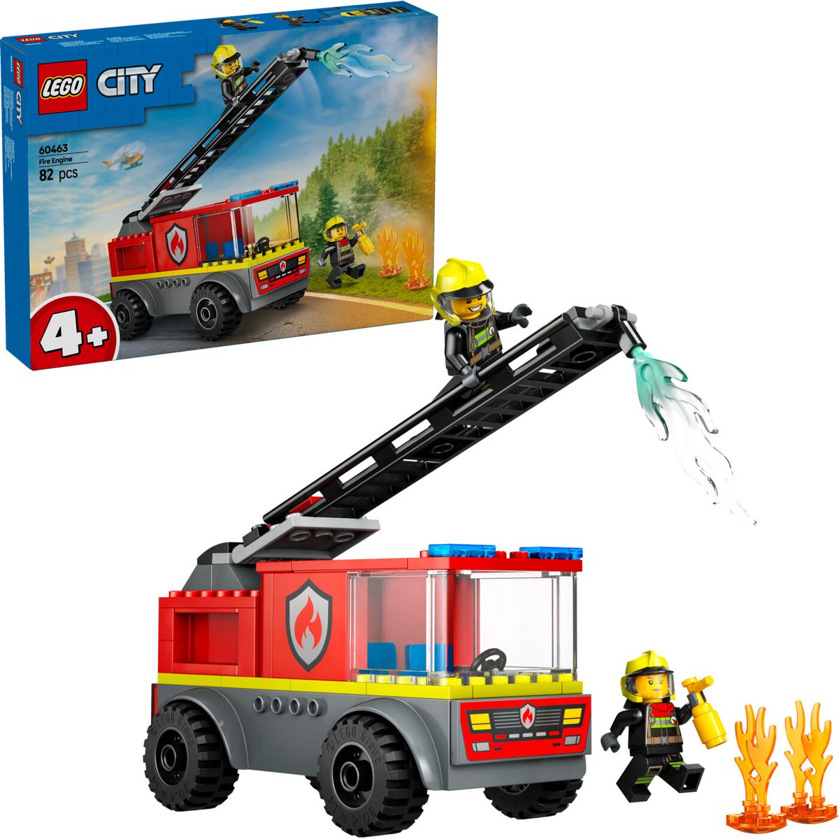 Lego City - Brandbil Med Stige - 60463