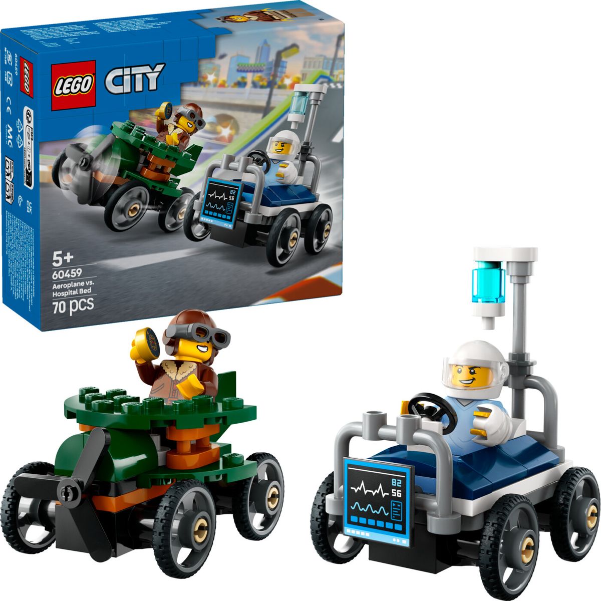 Lego City - Racerbilpakke - Fly Mod Hospitalsseng - 60459