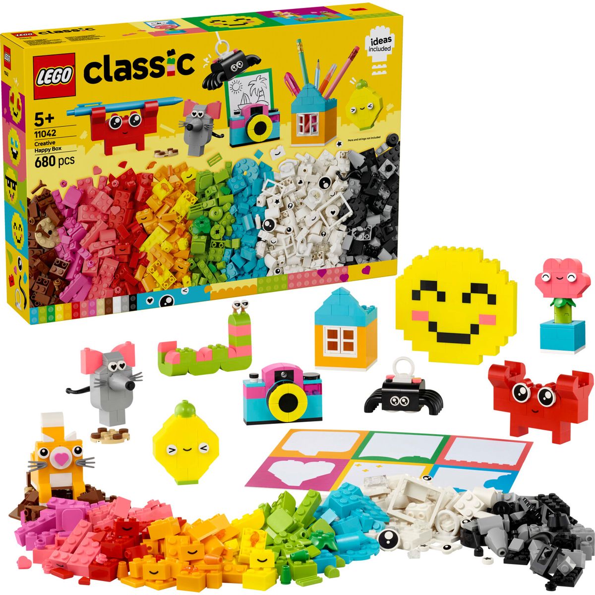 Lego - Lego Classic - Kreativ Glad æske (11042)